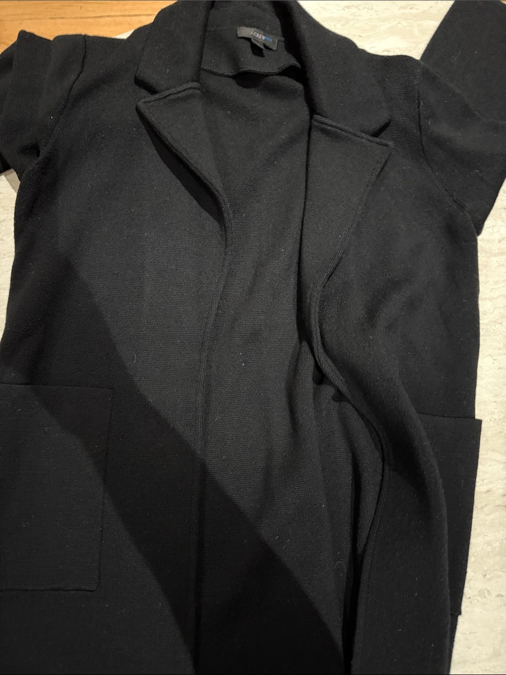J. Crew Black Knit Cardigan